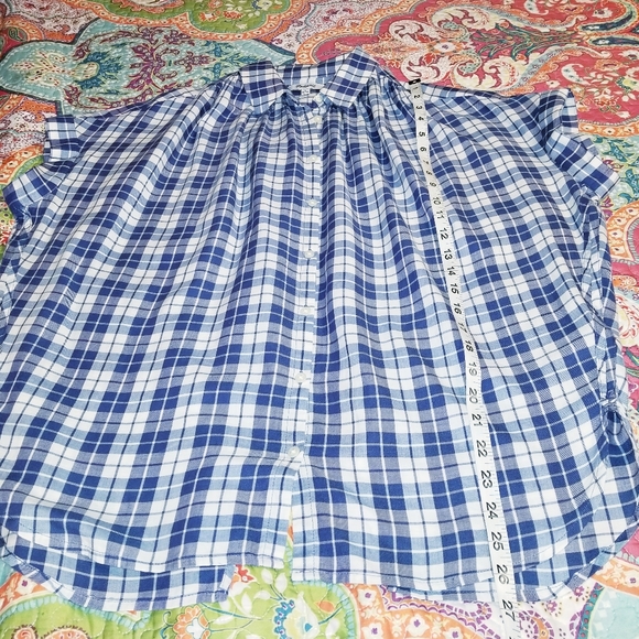 Madewell Central Open-Back Shirt in Linus Plaid - Picture 5 of 12